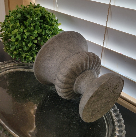 Farmhouse Lifelike Boxwood Topiary Tree in Decorative Urn Style Pot - Picture 4 of 7